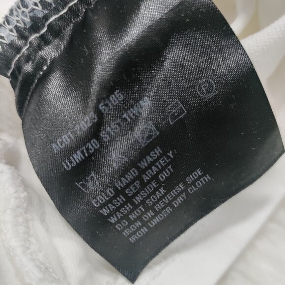 Prada Milano White Logo Patch Crewneck Short Sleeve Casual T-Shirt Men's Medium - Picture 8 of 12